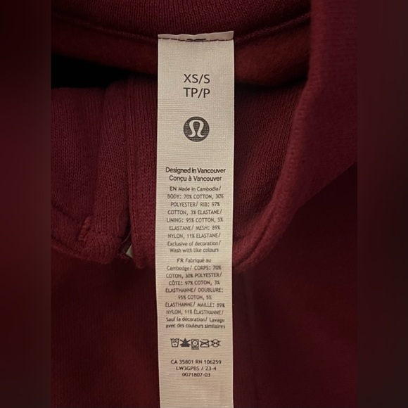 (NWT)Lululemon Scuba Oversized Funnel-Neck Full Zip - Picture 6 of 9